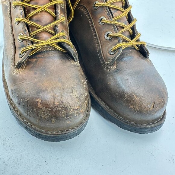 Danner Quarry USA 8" Alloy Toe Men Size 9.5 Brown Leather Waterproof Work Boot - Picture 13 of 13